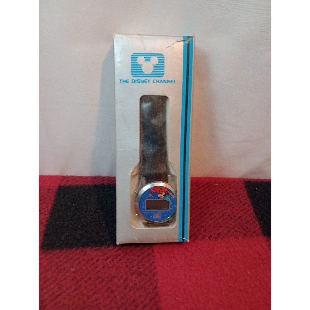 Vintage The Disney Channel Mickey Mouse Fantasia Digital Quartz Watch new in box